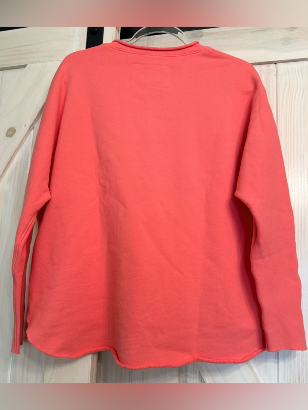NWT Frank and Eileen Anna Triple Terry Medium Passion Fruit (Coral) never worn - Picture 3 of 9